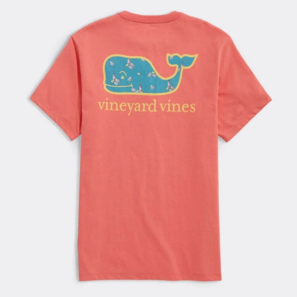 NWT Vineyard Vines Oyster Bar Whale Tee, Men's XS​ - Picture 4 of 4